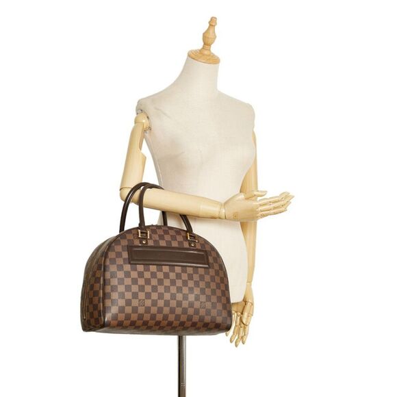 Louis Vuitton Damier Nolita Handbag Brown PVC Leather - Picture 8 of 8